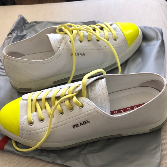 Prada white sneakers size 41 - Picture 5 of 8